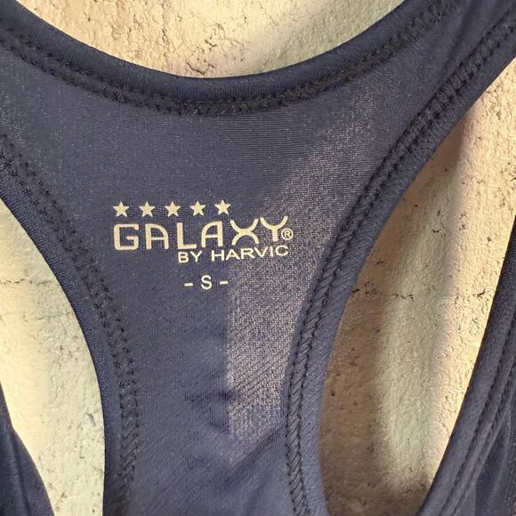 Galaxy By Harvic Women's Moisture Wicking Racerback Tanks navy Small - Picture 5 of 8